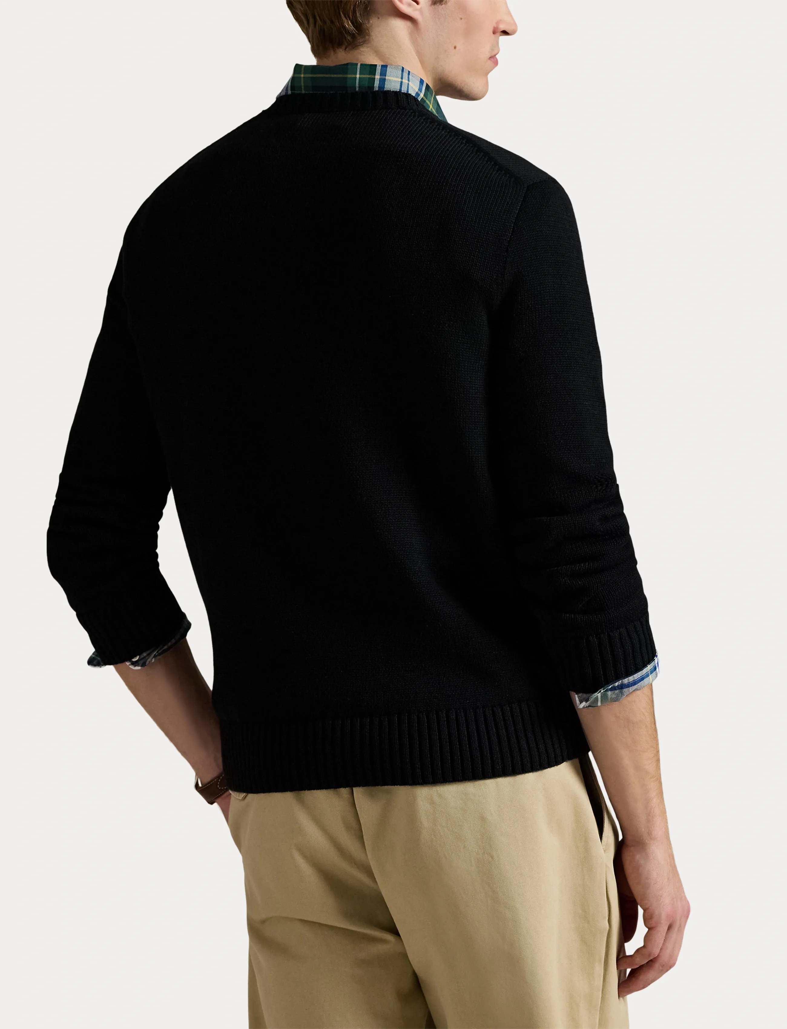 Polo Ralph Lauren Cotton Crewneck Sweater stickade tröjor herr – bild 6