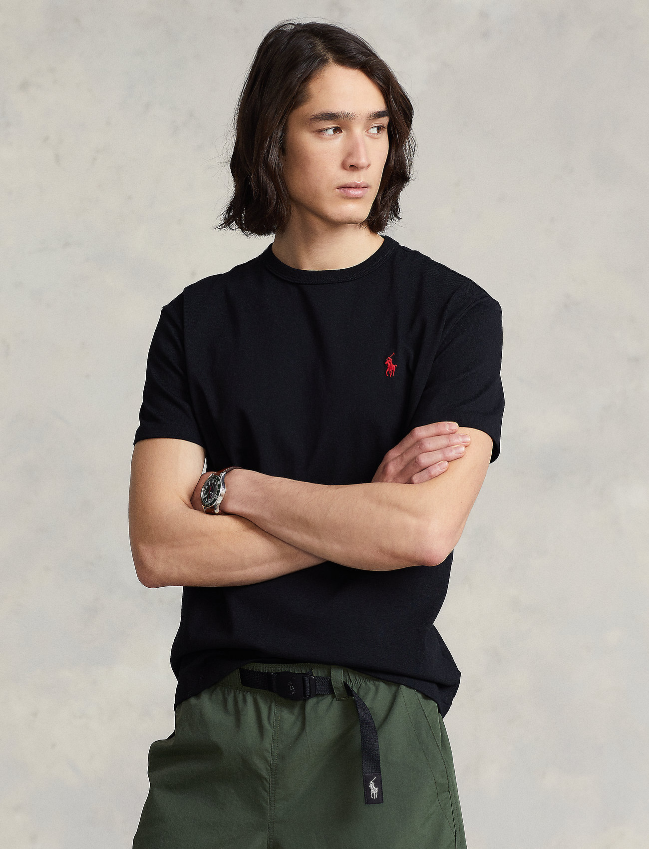 Polo Ralph Lauren - Classic Fit Heavyweight Jersey T-Shirt - korte mouwen - polo black/c3870 - 0