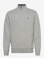 Polo Ralph Lauren - Luxury Jersey Quarter-Zip Pullover - shop by occasion - andover heather/c - 1