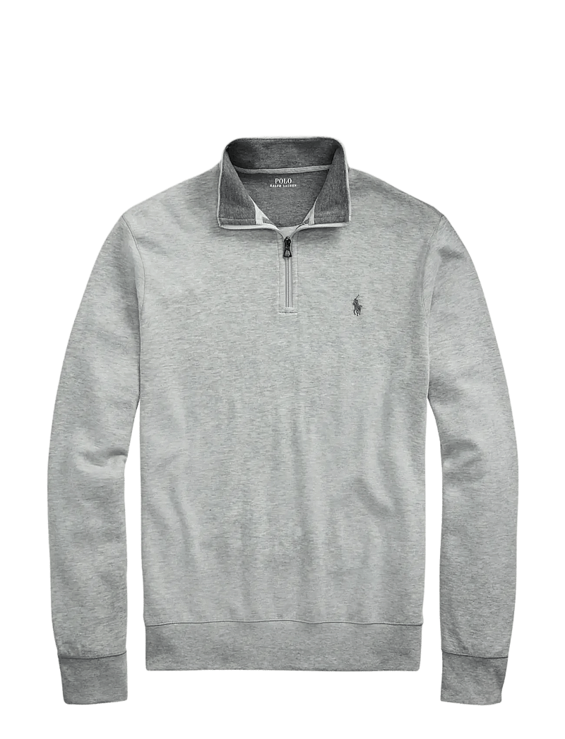 Polo Ralph Lauren - Luxury Jersey Quarter-Zip Pullover - shop efter anledning - andover heather/c - 1