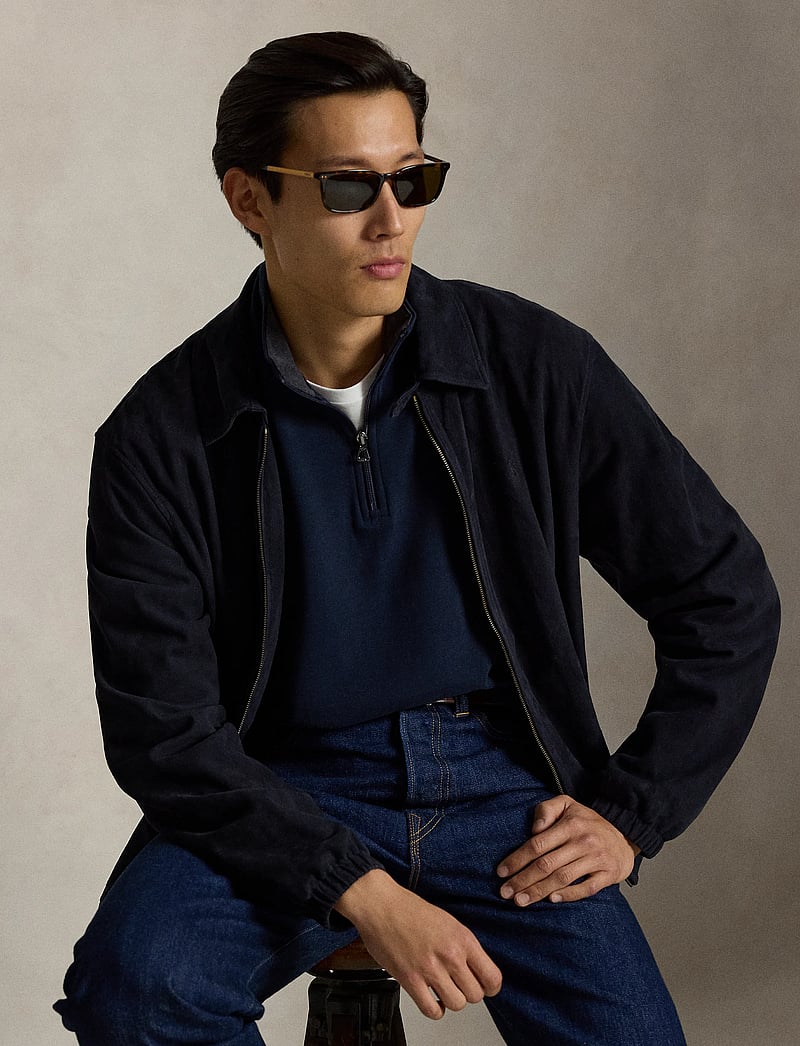 Polo Ralph Lauren - Luxury Jersey Quarter-Zip Pullover - half zip-trøjer - aviator navy/c967 - 5