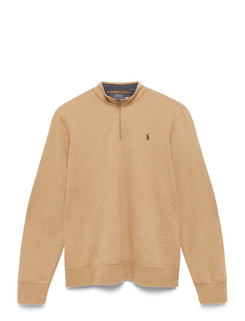Polo Ralph Lauren - Luxury Jersey Quarter-Zip Pullover - shop efter anledning - classic camel hea - 1