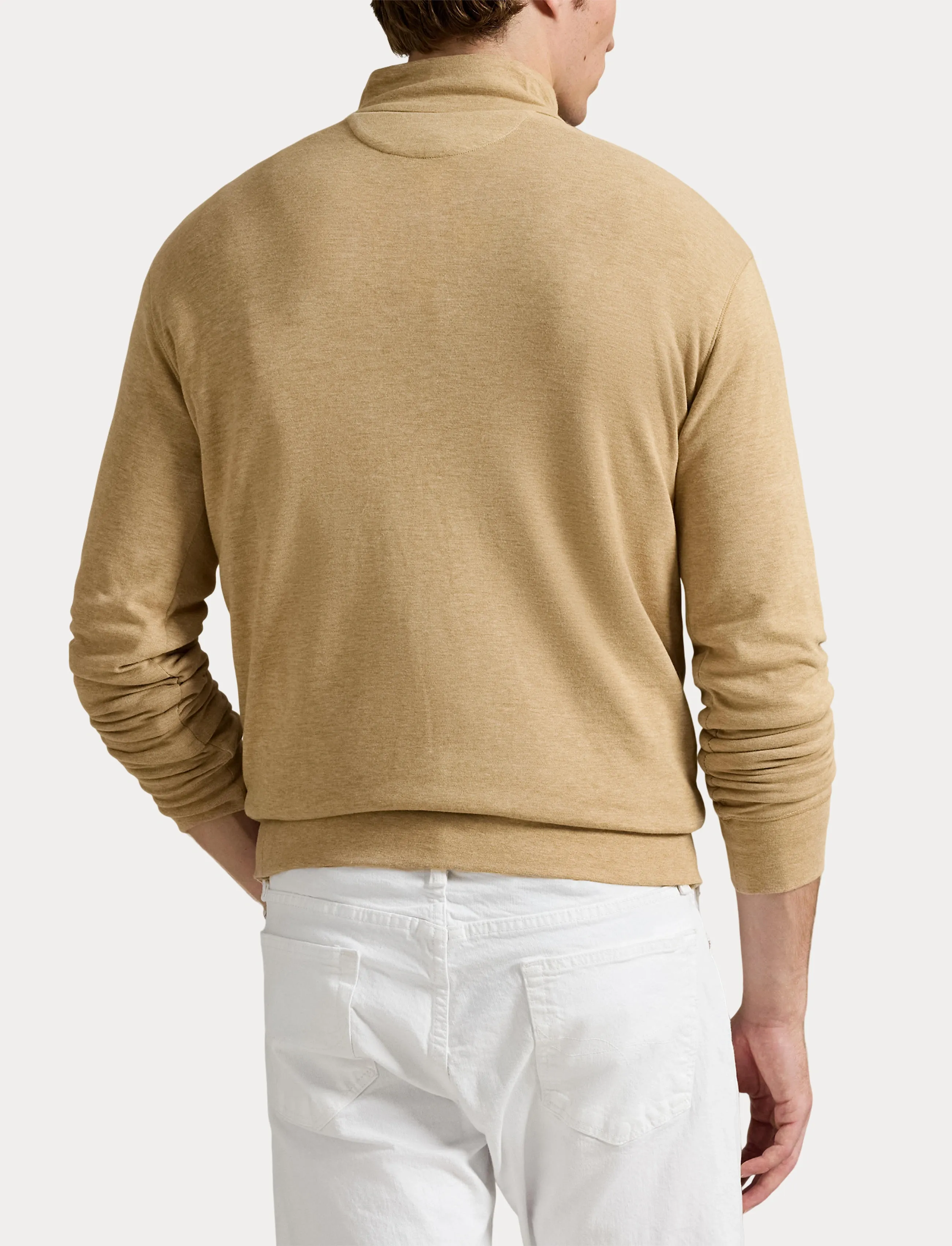 Polo Ralph Lauren Luxury Jersey Quarter-Zip Pullover långärmade t-shirts herr – bild 6