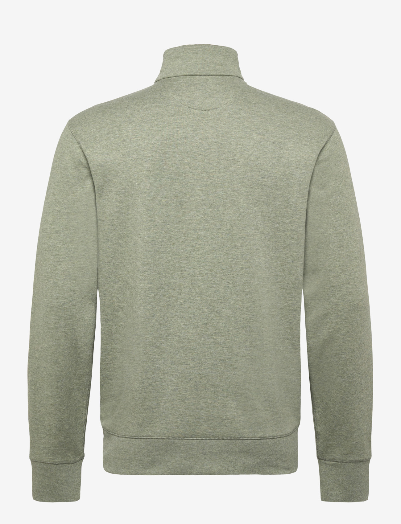 Polo Ralph Lauren - Luxury Jersey Quarter-Zip Pullover - half zip-trøjer - greenery heather - 1