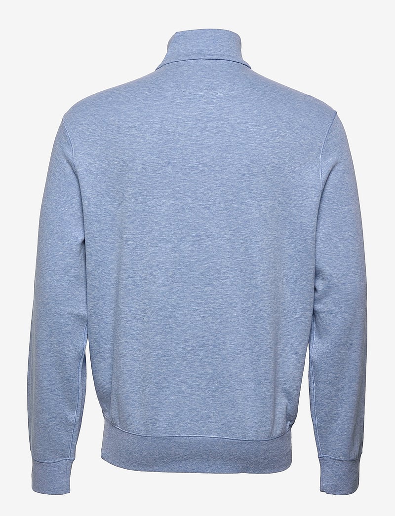 Polo Ralph Lauren - DOUBLE KNIT JERSEY-LSL-KNT - half zip-trøjer - isle heather/c797 - 2