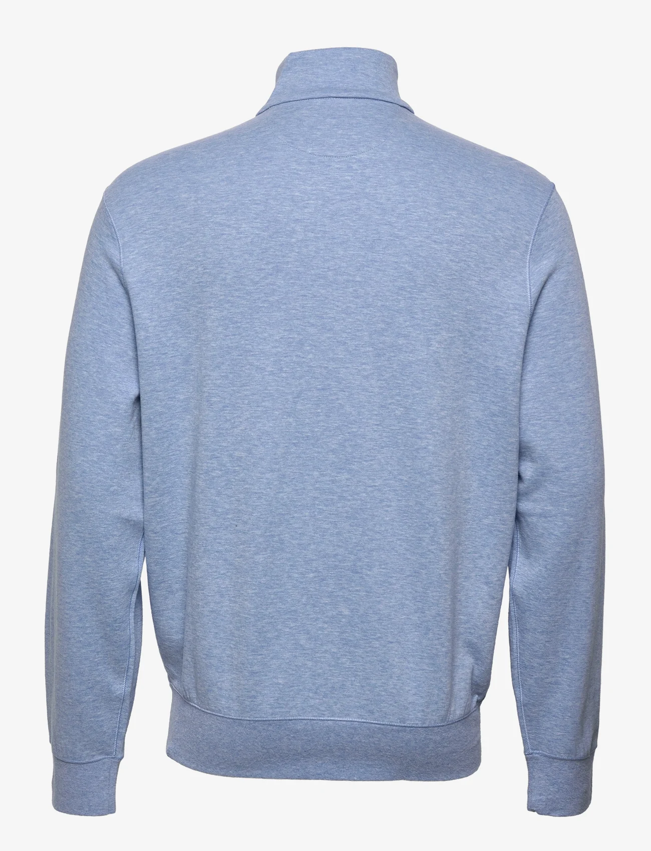 Polo Ralph Lauren - Luxury Jersey Quarter-Zip Pullover - sportiska stila džemperi - jamaica heather/c - 1