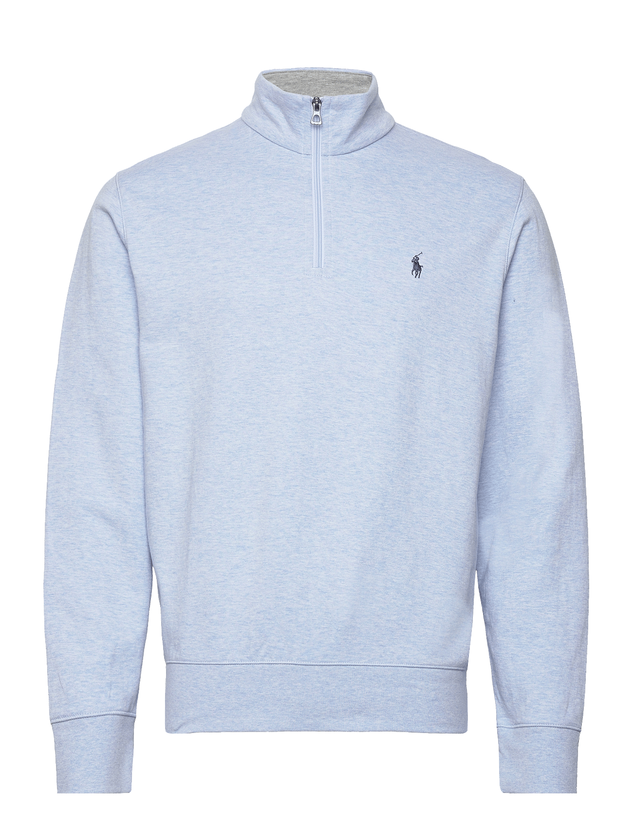 Polo Ralph Lauren Tech Double Knit Half Zip Office Blue Heather