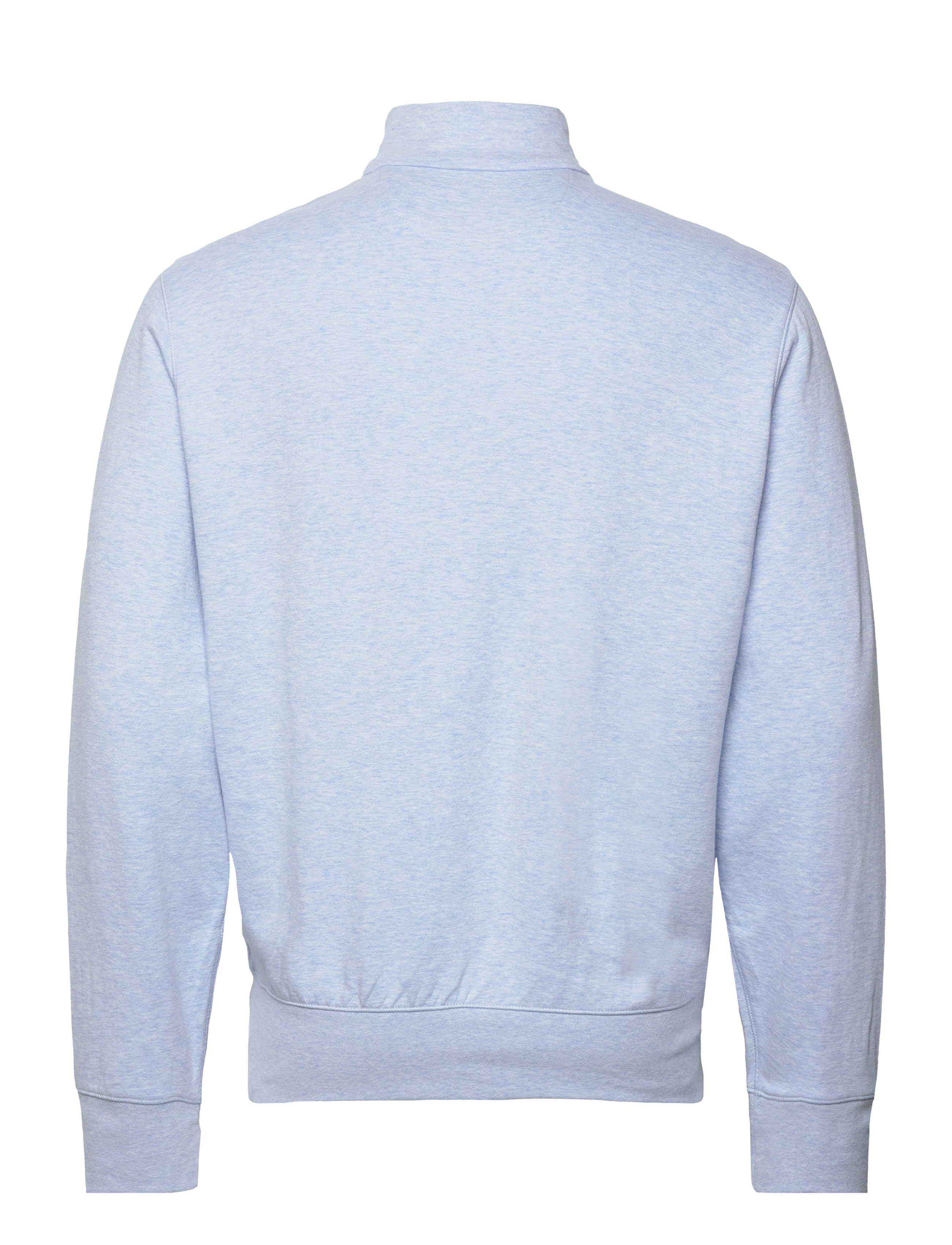 Polo Ralph Lauren - Luxury Jersey Quarter-Zip Pullover - half zip-trøjer - office blue heath - 2