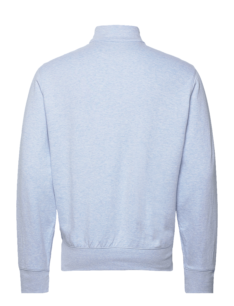Polo Ralph Lauren - Luxury Jersey Quarter-Zip Pullover - half zip-trøjer - office blue heath - 2