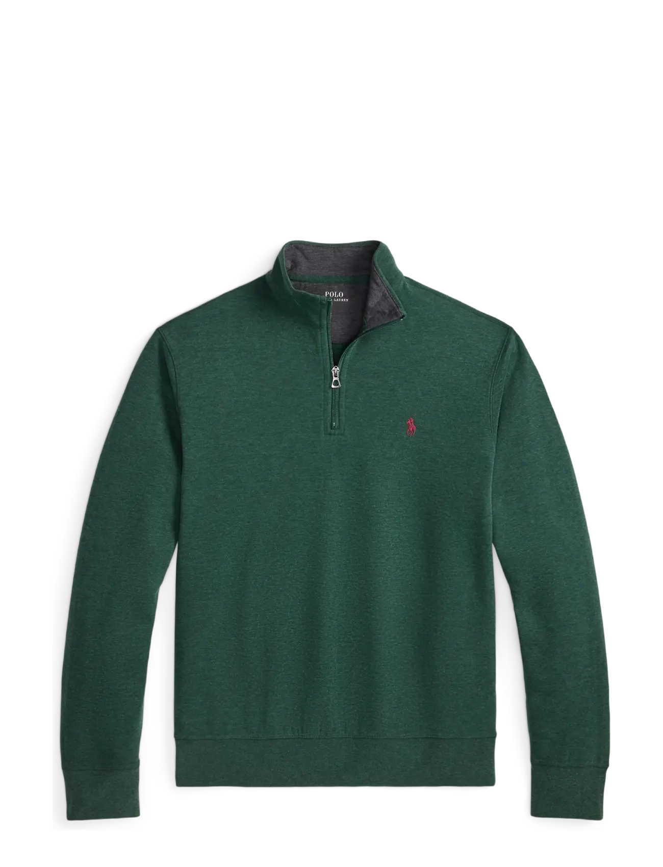 Polo Ralph Lauren Luxury Jersey Quarter-Zip Pullover - Strickmode - SCOTCH PINE HEATH / green
