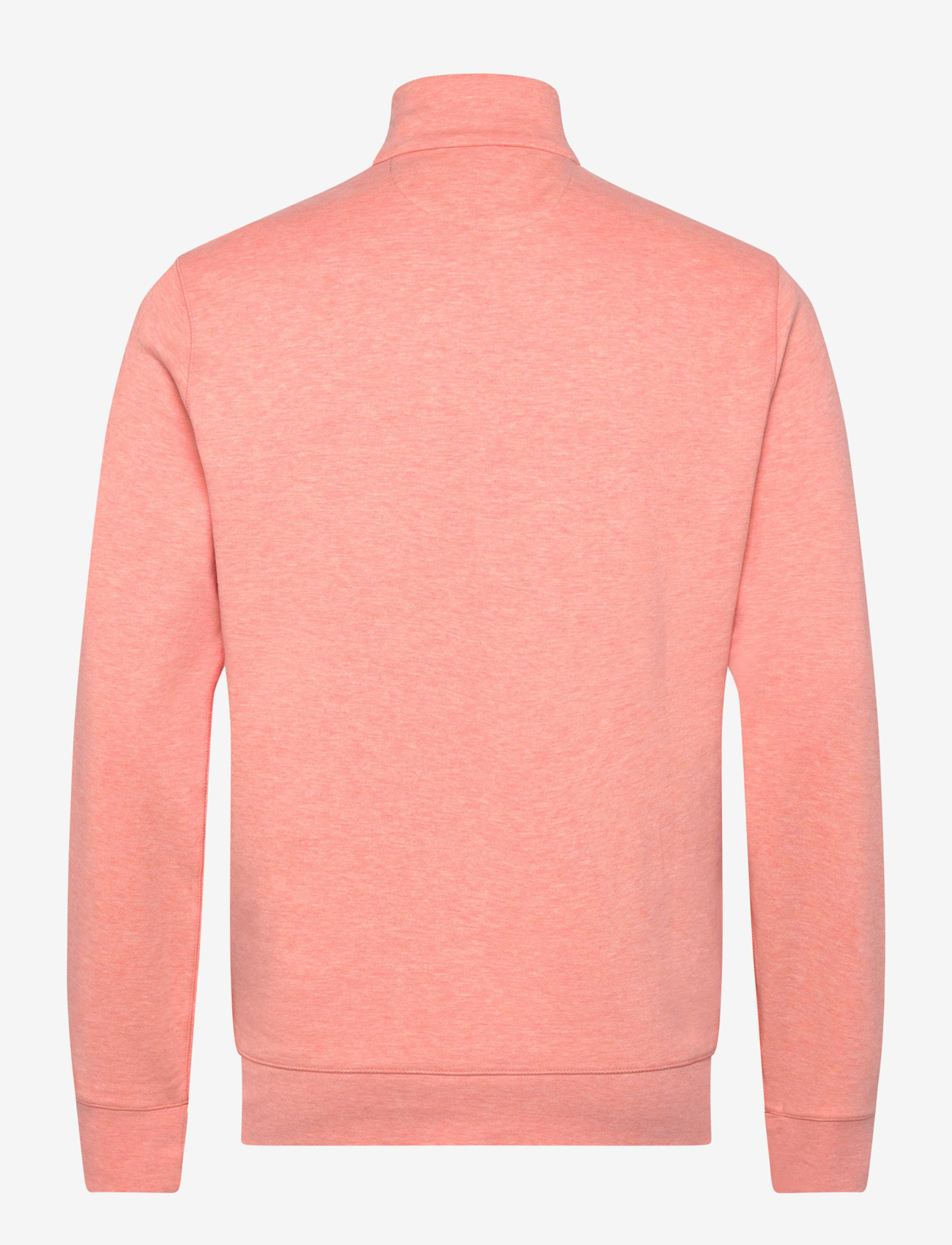 Polo Ralph Lauren - Luxury Jersey Quarter-Zip Pullover - half zip-trøjer - soft orange heath - 1