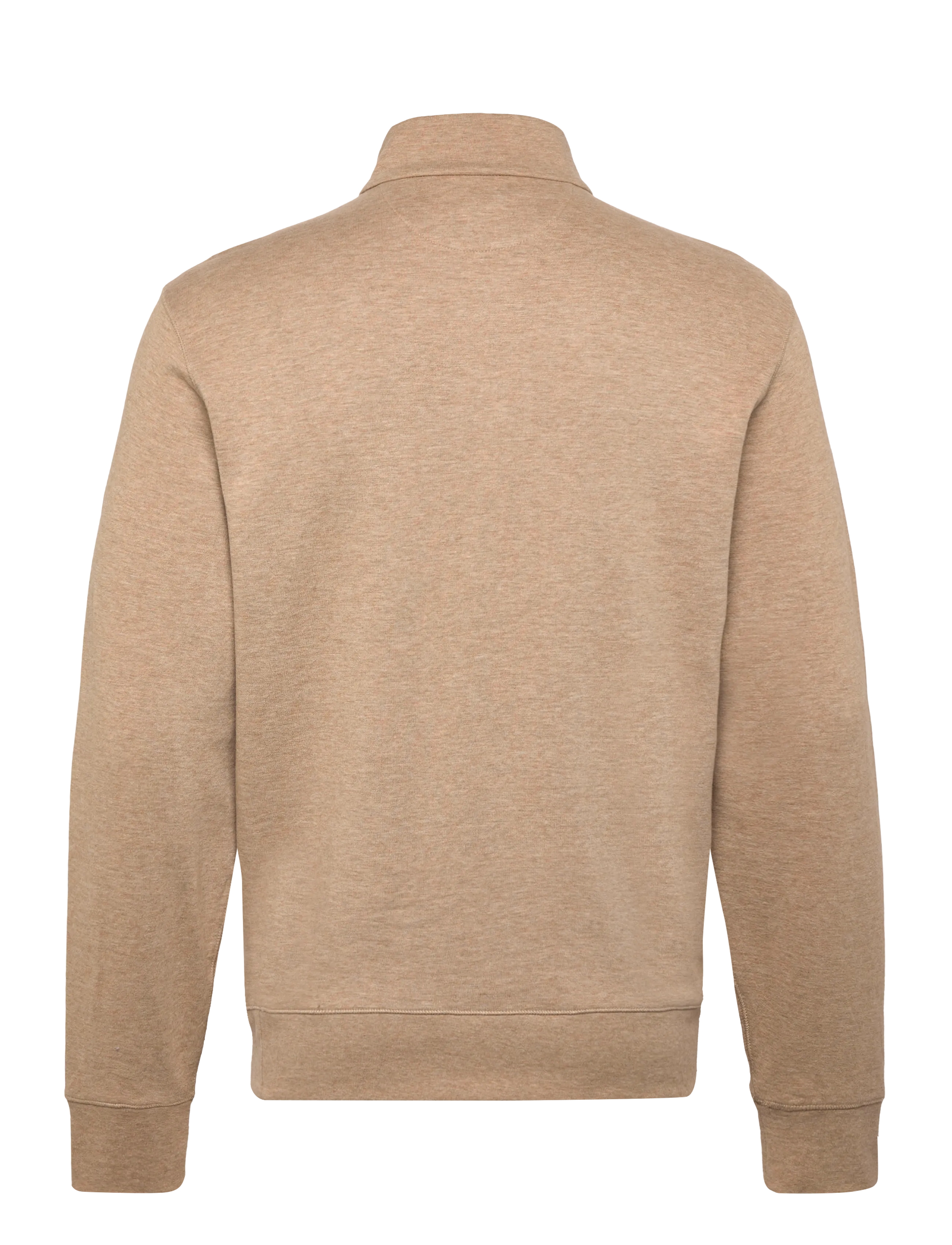 Polo Ralph Lauren - DOUBLE KNIT JERSEY-LSL-KNT - half zip - warm brown heathe - 1