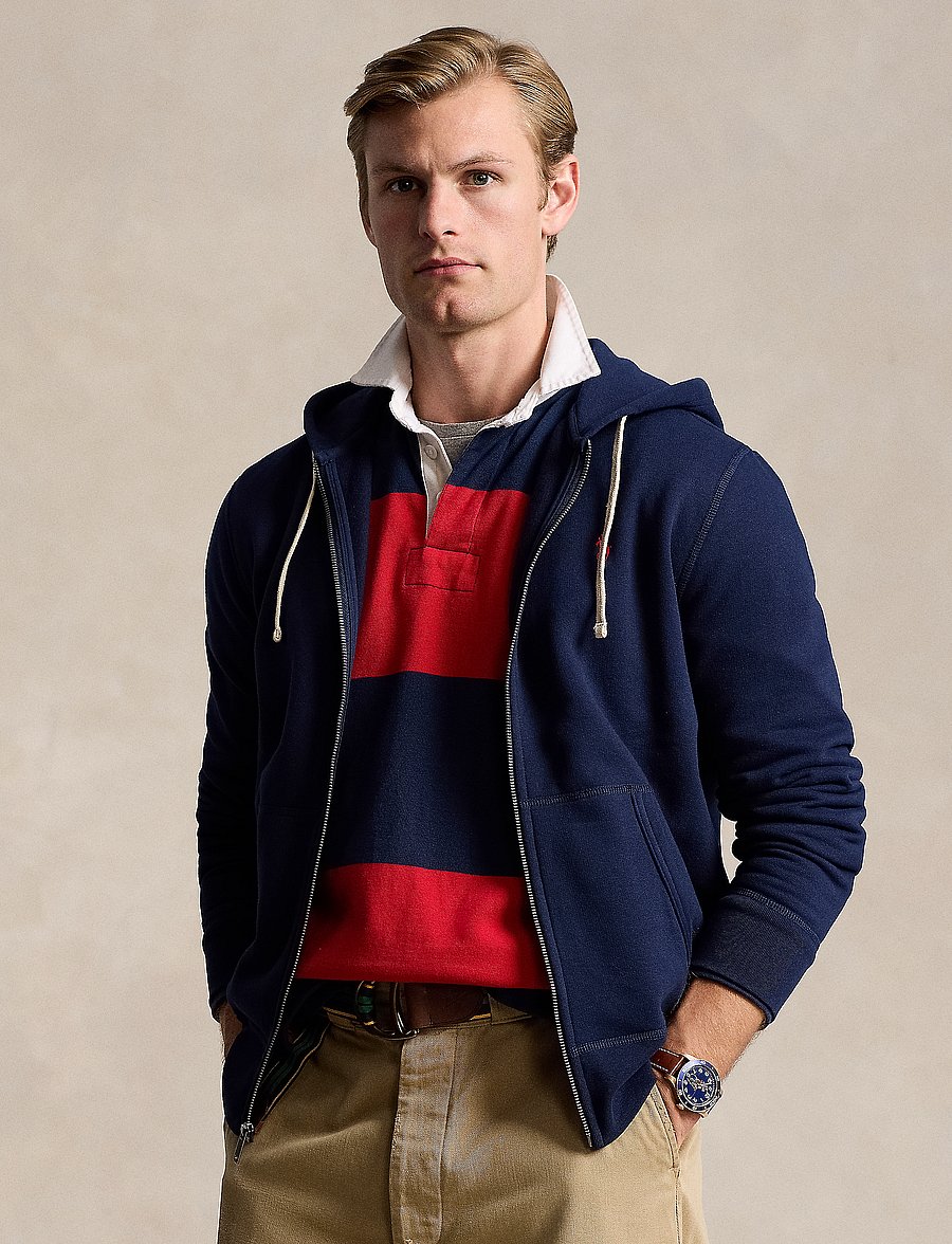 Polo Ralph Lauren - RL FLEECE-LSL-KNT - hoodies - cruise navy - 0