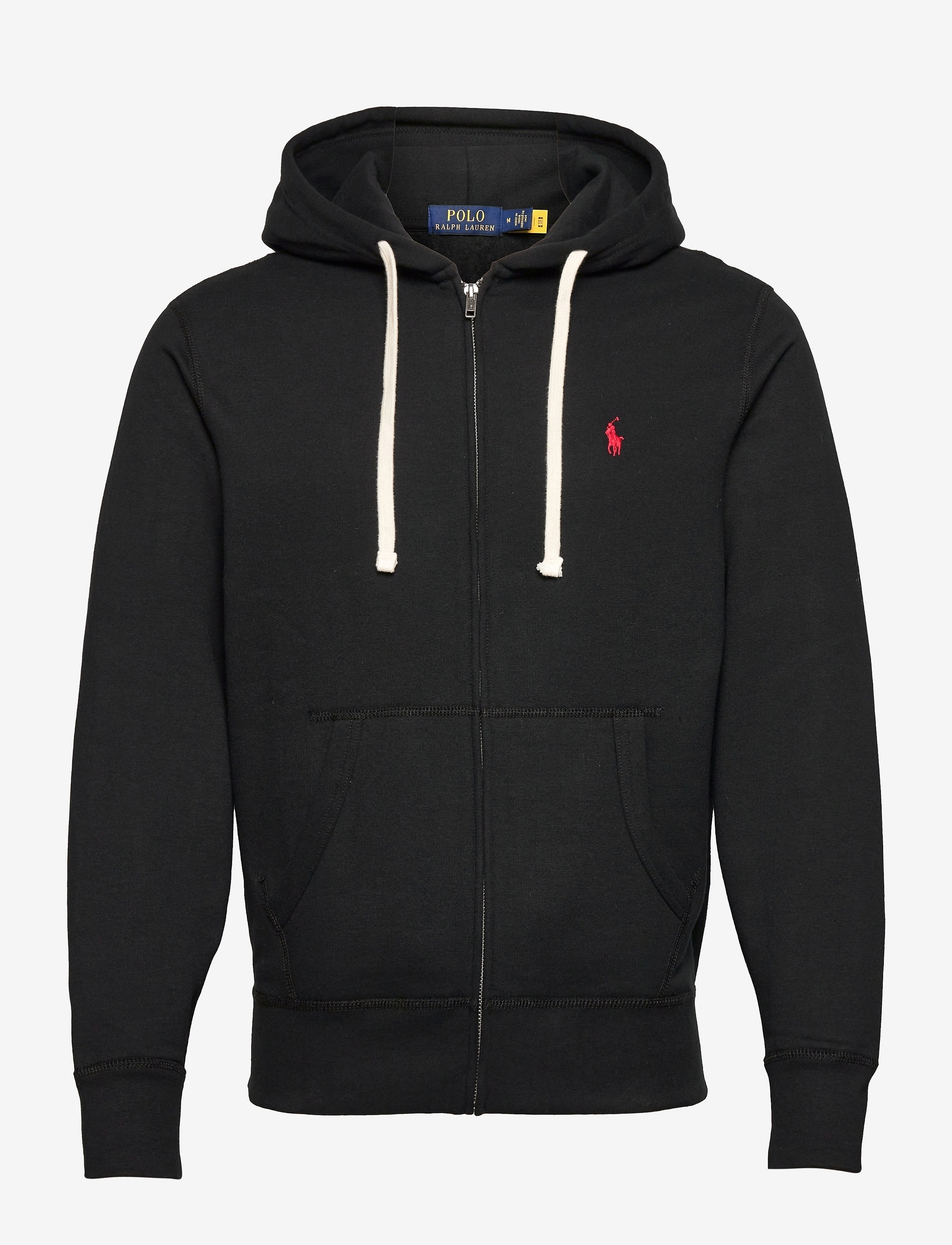 The RL Fleece Full-Zip Hoodie - POLO BLACK