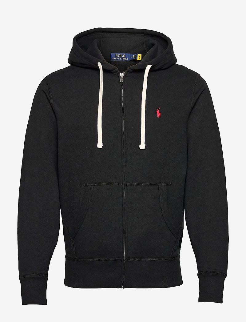 Polo Ralph Lauren - The RL Fleece Full-Zip Hoodie - hoodies - polo black - 1