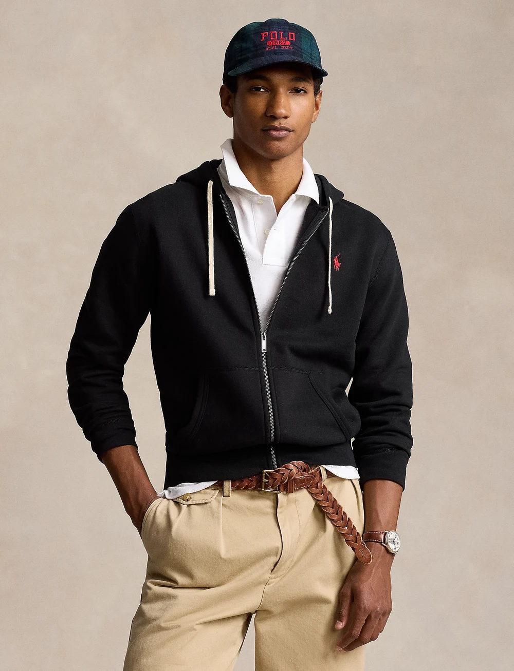 Polo Ralph Lauren - RL FLEECE-LSL-KNT - hoodies - polo black - 0