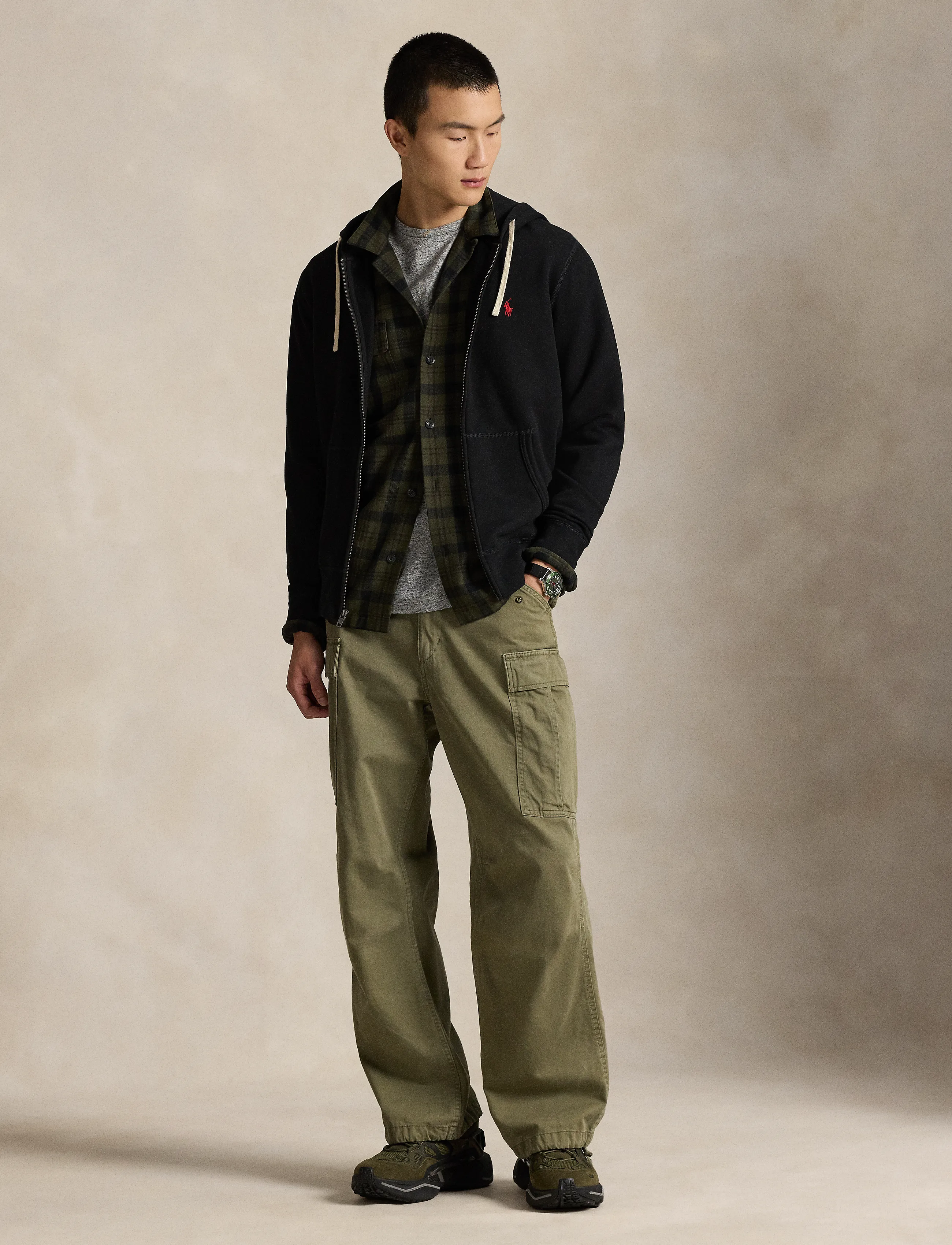 Polo Ralph Lauren - RL FLEECE-LSL-KNT - kapuzenpullover - polo black - 4