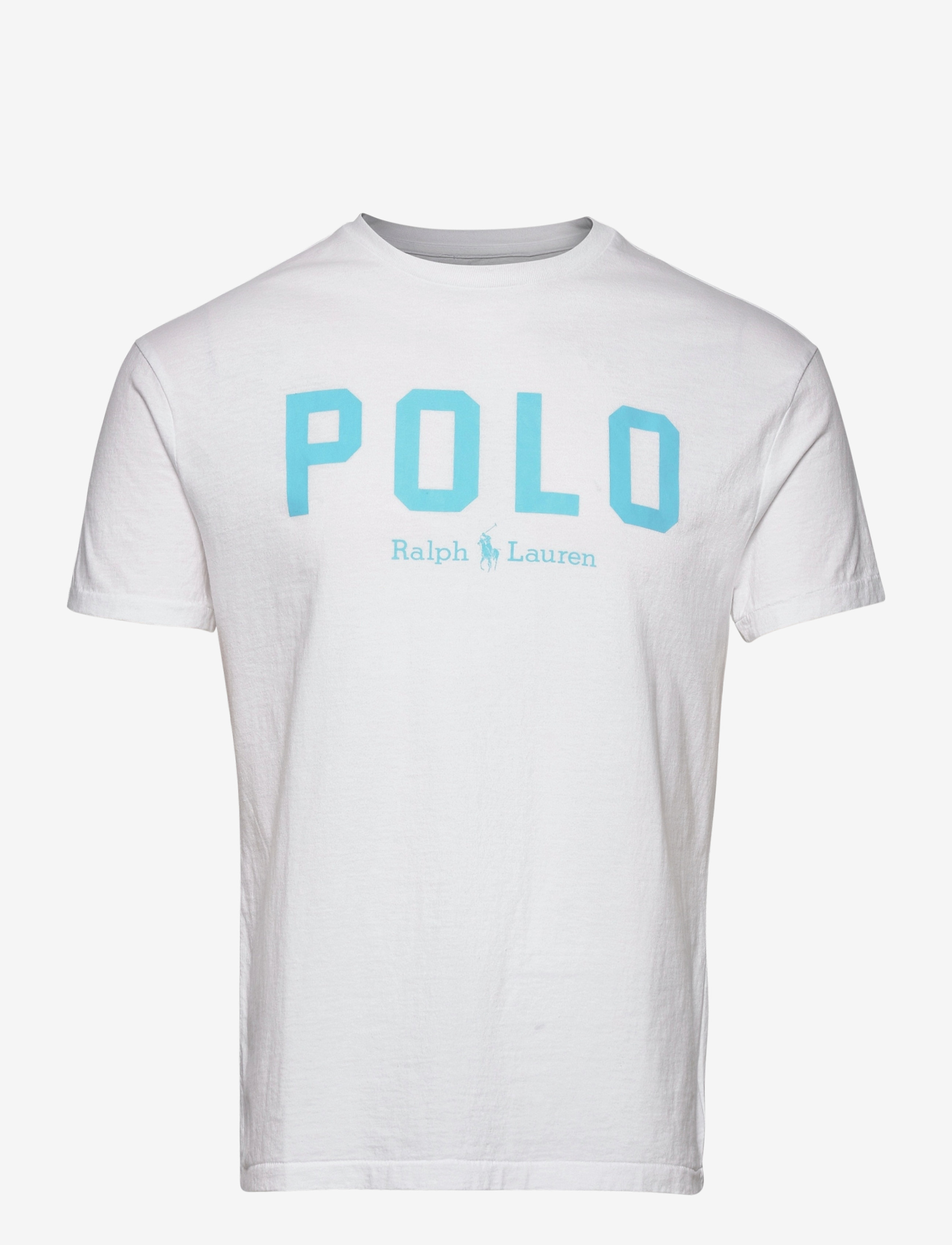 Polo Ralph Lauren - 26/1 JERSEY-SSL-TSH - white/french turq - 0