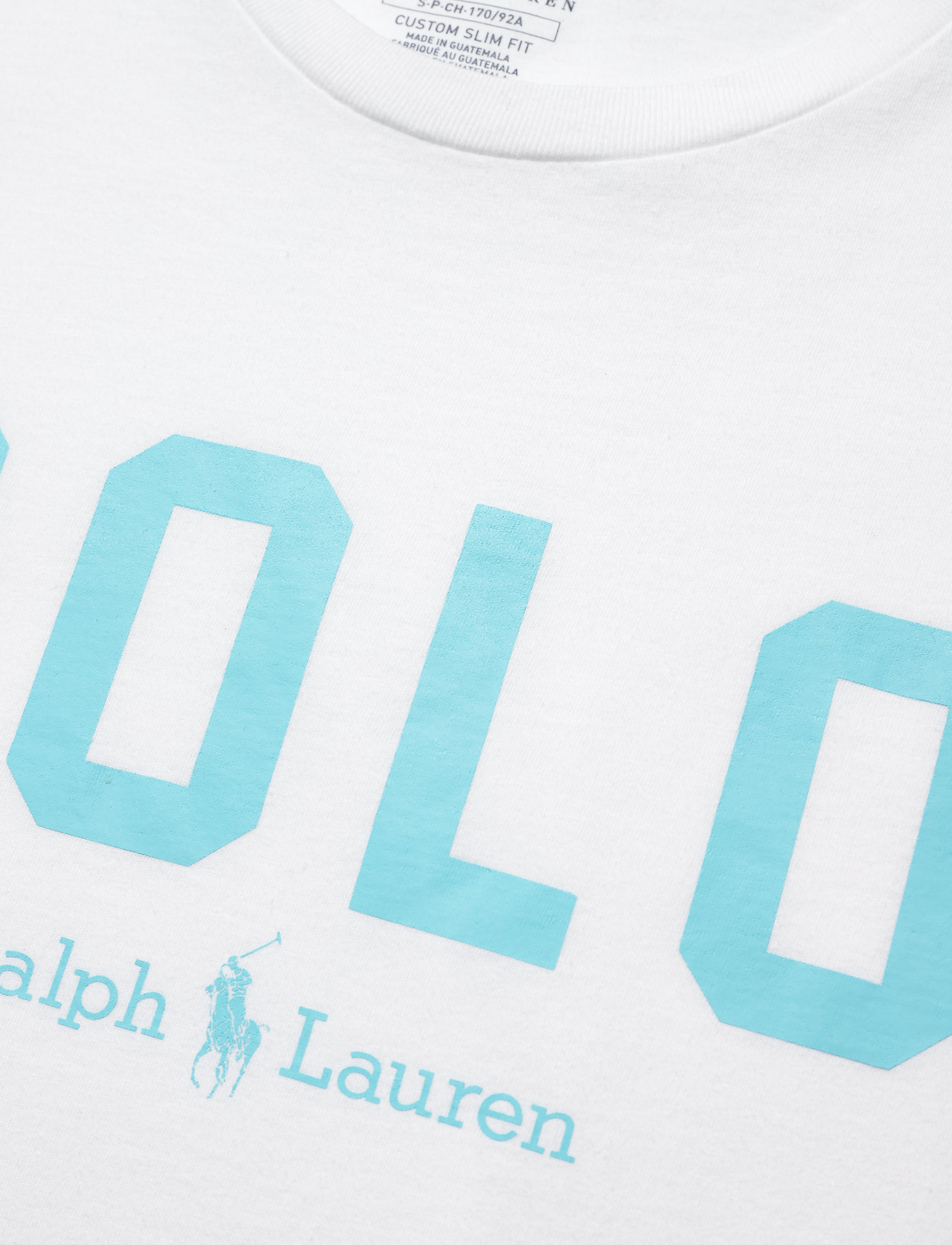 Polo Ralph Lauren - 26/1 JERSEY-SSL-TSH - white/french turq - 2