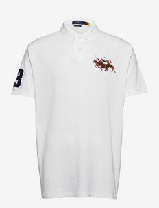 Custom Slim Fit Triple-Pony Polo Shirt, Polo Ralph Lauren