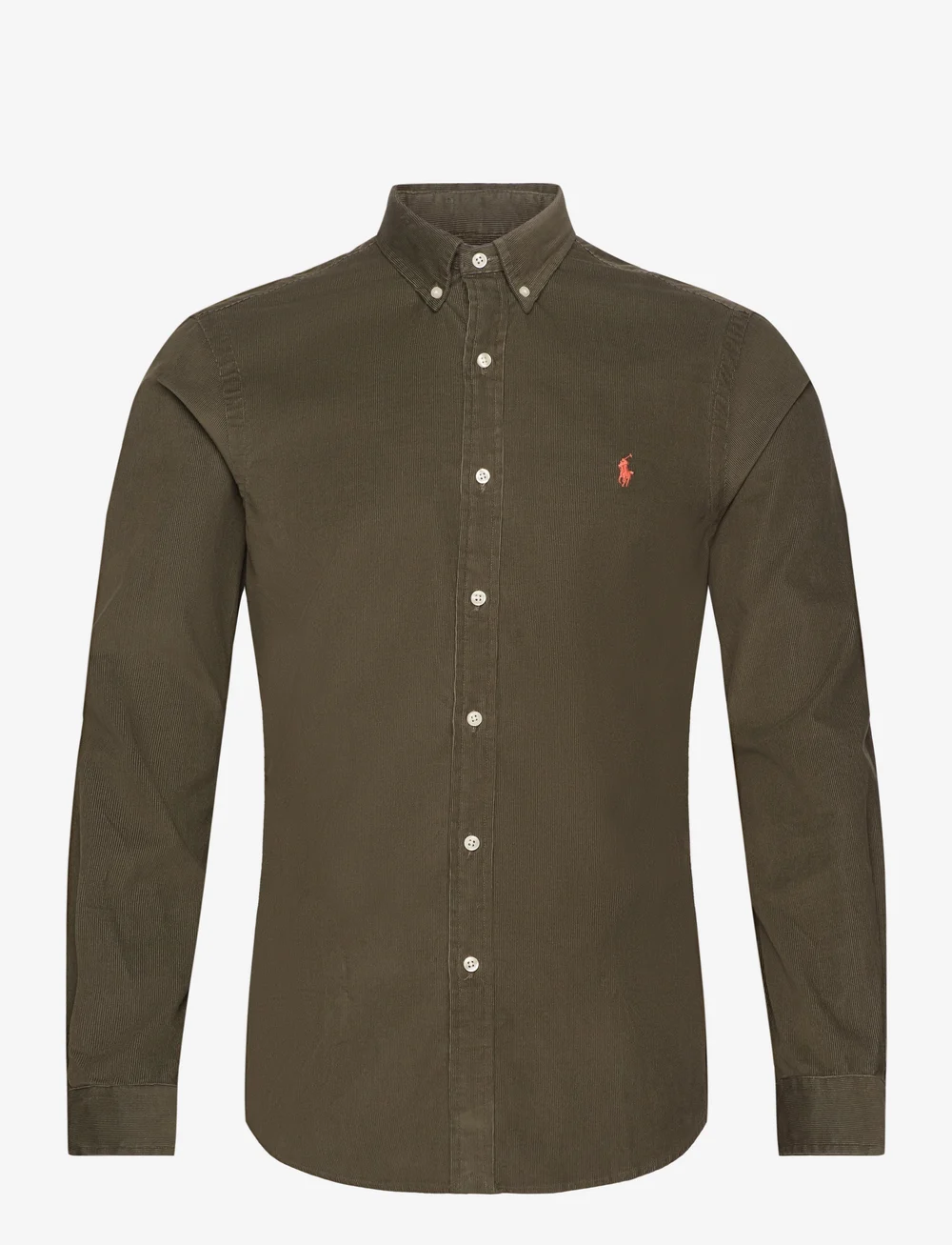 Polo Ralph Lauren - Slim Fit Corduroy Shirt - flauels skyrtur - canopy olive - 0