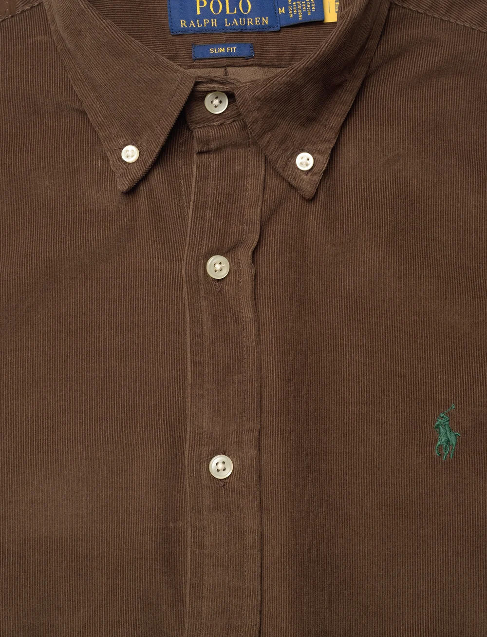 Polo Ralph Lauren - Slim Fit Corduroy Shirt - flauels skyrtur - chocolate mousse - 3
