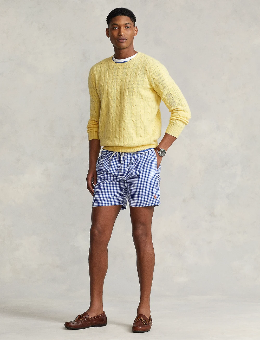 Polo Ralph Lauren - 5.75-Inch Traveler Classic Swim Trunk - badehose - cruise royal ging - 0