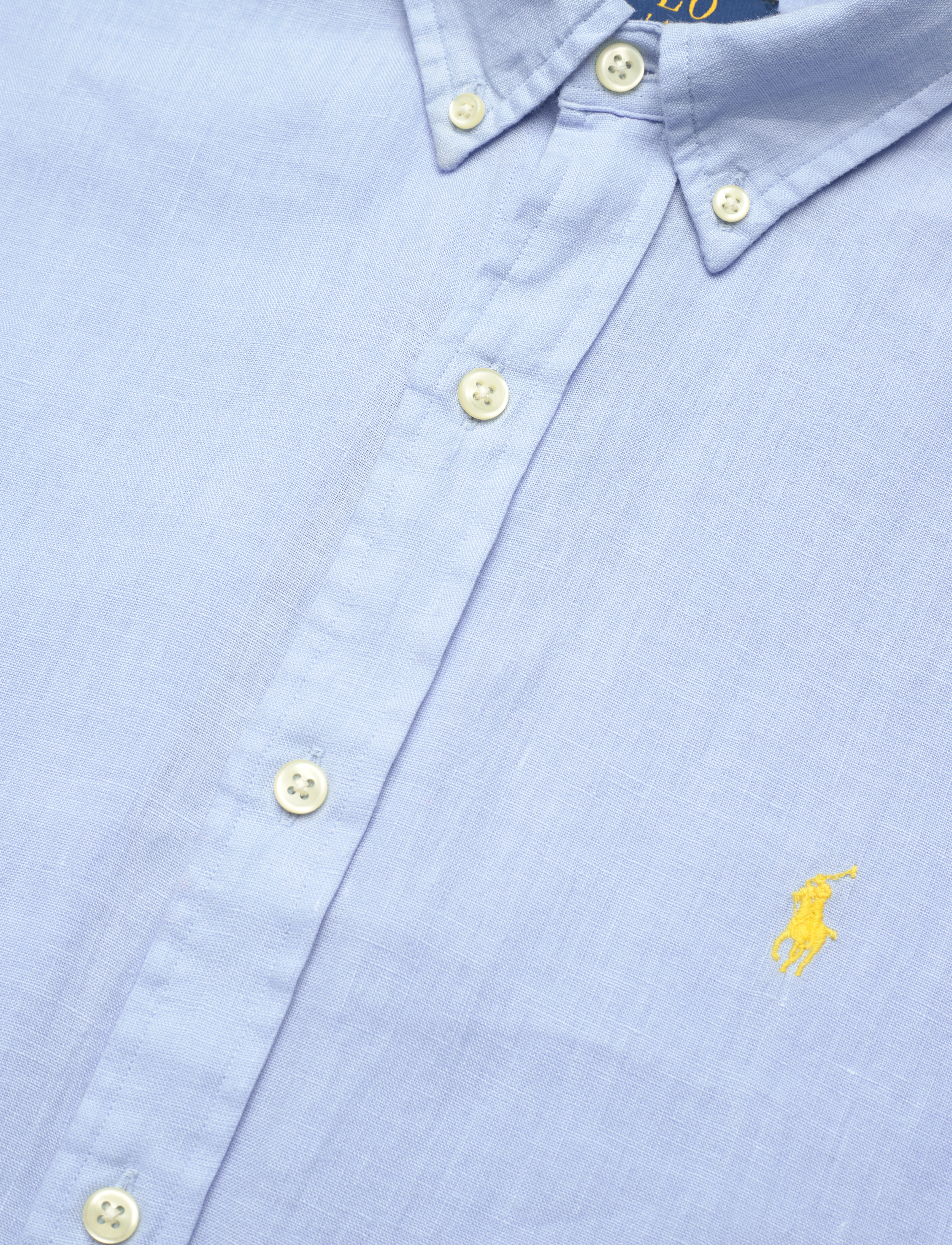 Polo Ralph Lauren - Slim Fit Linen Shirt - blue hyacinth - 3