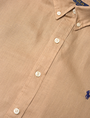 Polo Ralph Lauren - Slim Fit Linen Shirt - hørskjorter - vintage khaki - 4