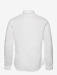 Polo Ralph Lauren - Slim Fit Linen Shirt - hørskjorter - white - 2