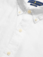 Polo Ralph Lauren - Slim Fit Linen Shirt - hørskjorter - white - 4