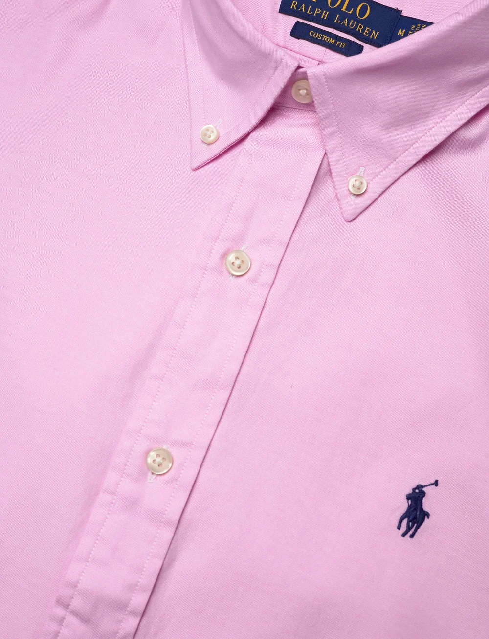 Polo Ralph Lauren - Custom Fit Stretch Oxford Shirt - oxfordi särgid - 5026c pink - 4