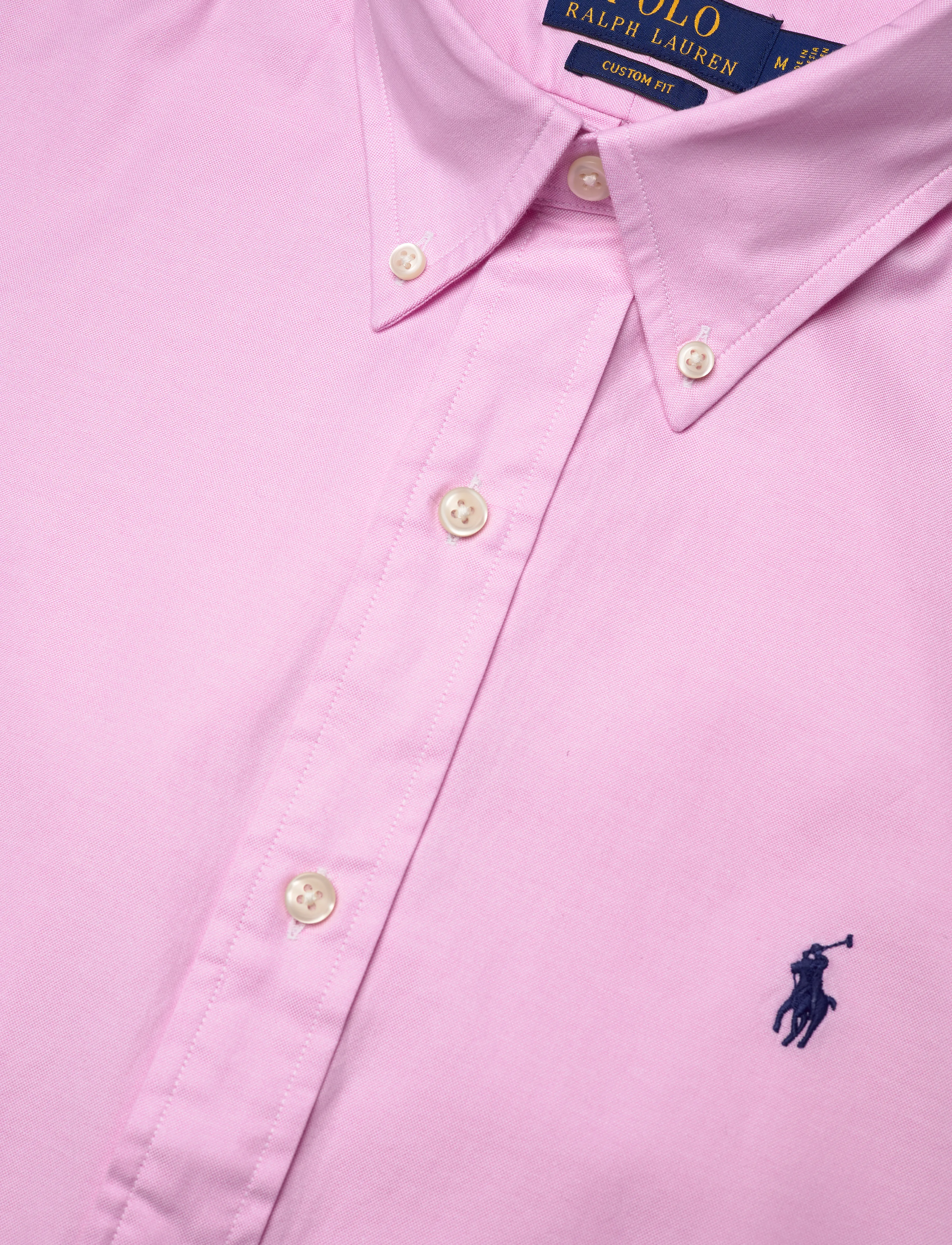 Polo Ralph Lauren - Custom Fit Stretch Oxford Shirt - 5026c pink - 4