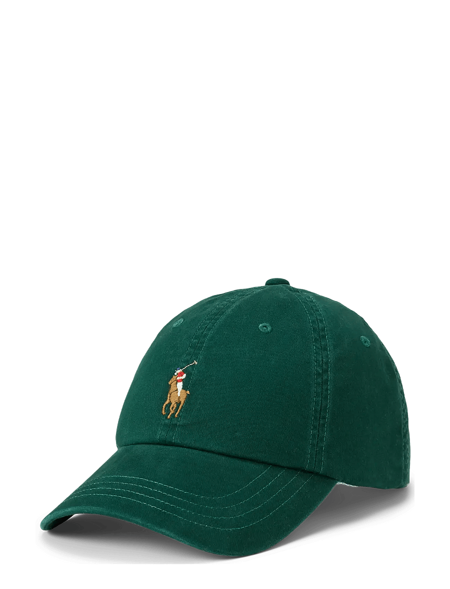 Polo Ralph Lauren - Stretch-Cotton Twill Ball Cap - kappen - college green - 0