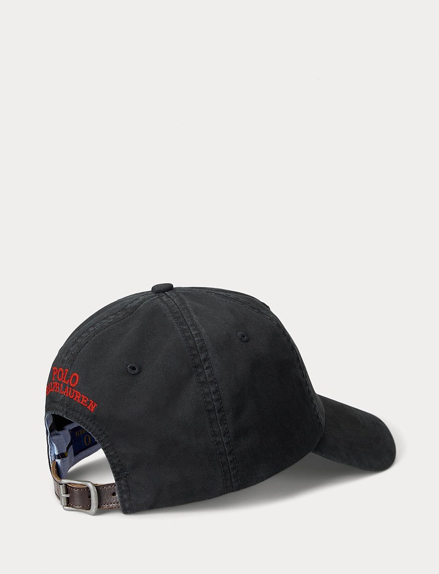 Polo Ralph Lauren - CLASSIC SPORT CAP W/ MULTI PP - kappen - polo black - 0