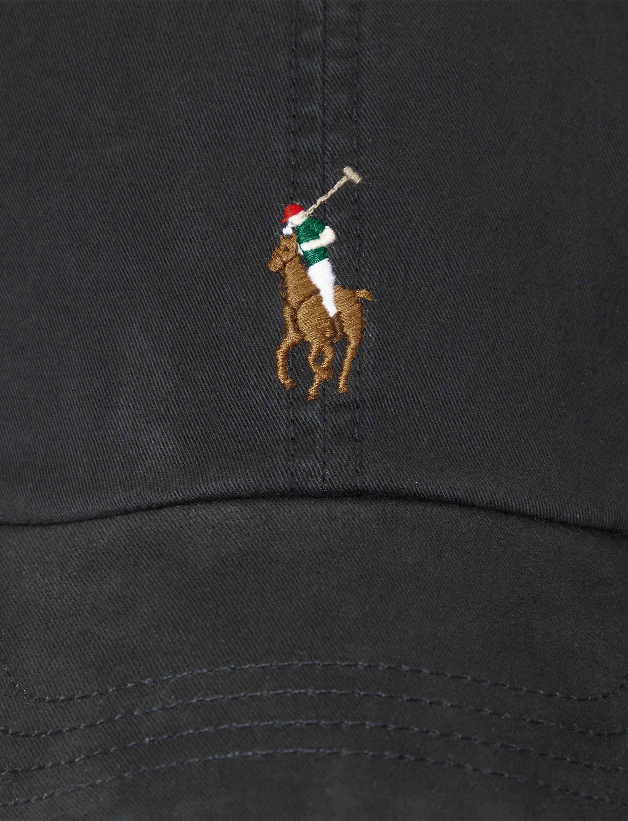 Polo Ralph Lauren - CLASSIC SPORT CAP W/ MULTI PP - kappen - polo black - 2