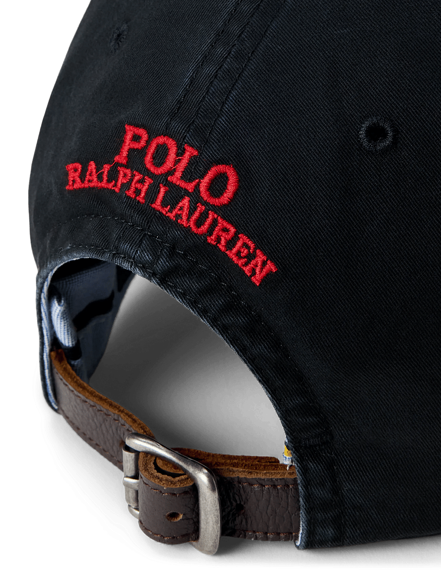 Polo Ralph Lauren - Stretch-Cotton Twill Ball Cap - nokamütsid - polo black - 4