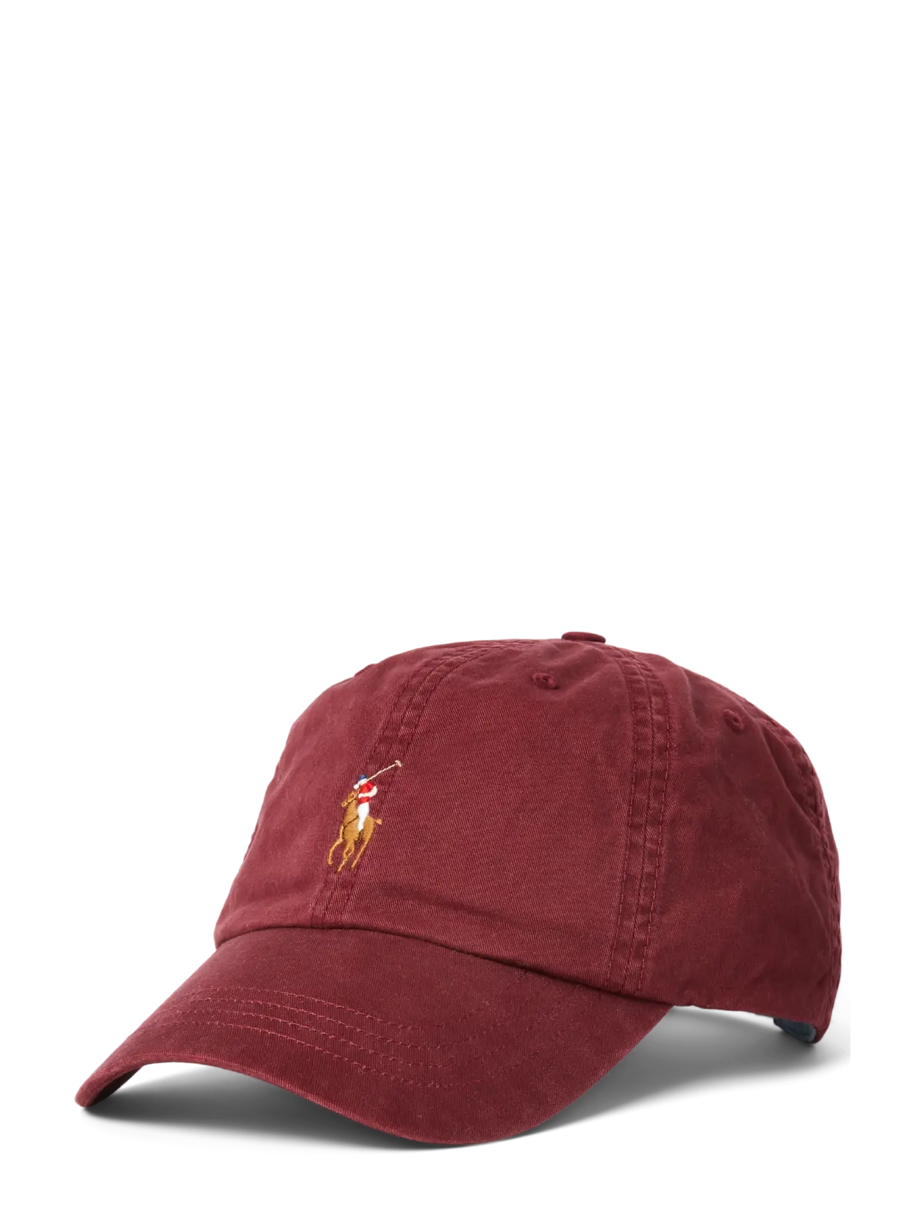 Polo Ralph Lauren Stretch-Cotton Twill Ball Cap - Kappen - RICH RUBY / burgundy