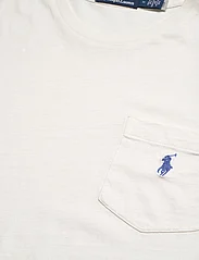 Polo Ralph Lauren - Classic Fit Cotton-Linen Pocket T-Shirt - short-sleeved t-shirts - ceramic white - 2