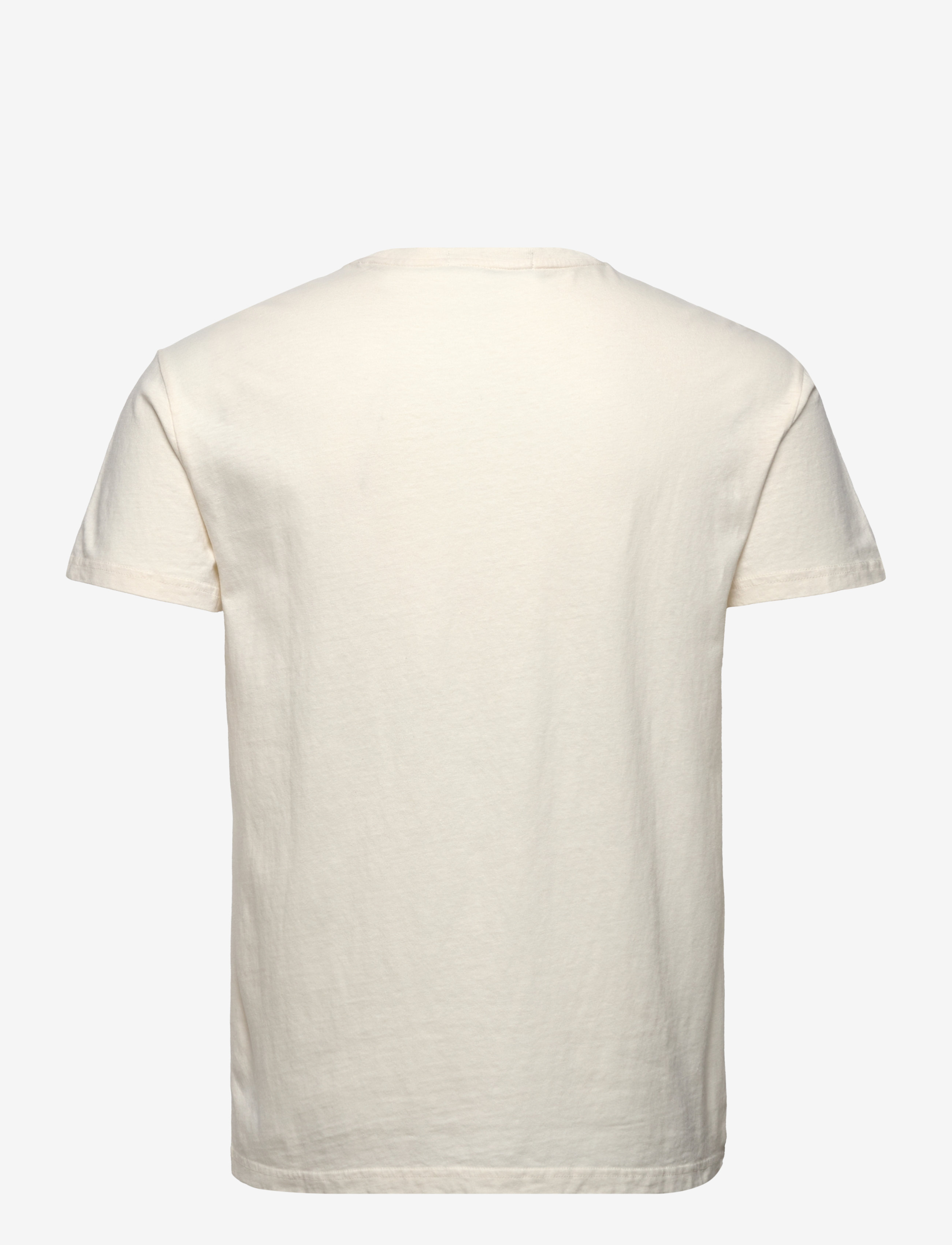 Polo Ralph Lauren - Classic Fit Cotton-Linen Pocket T-Shirt - prchmnt cr - 2