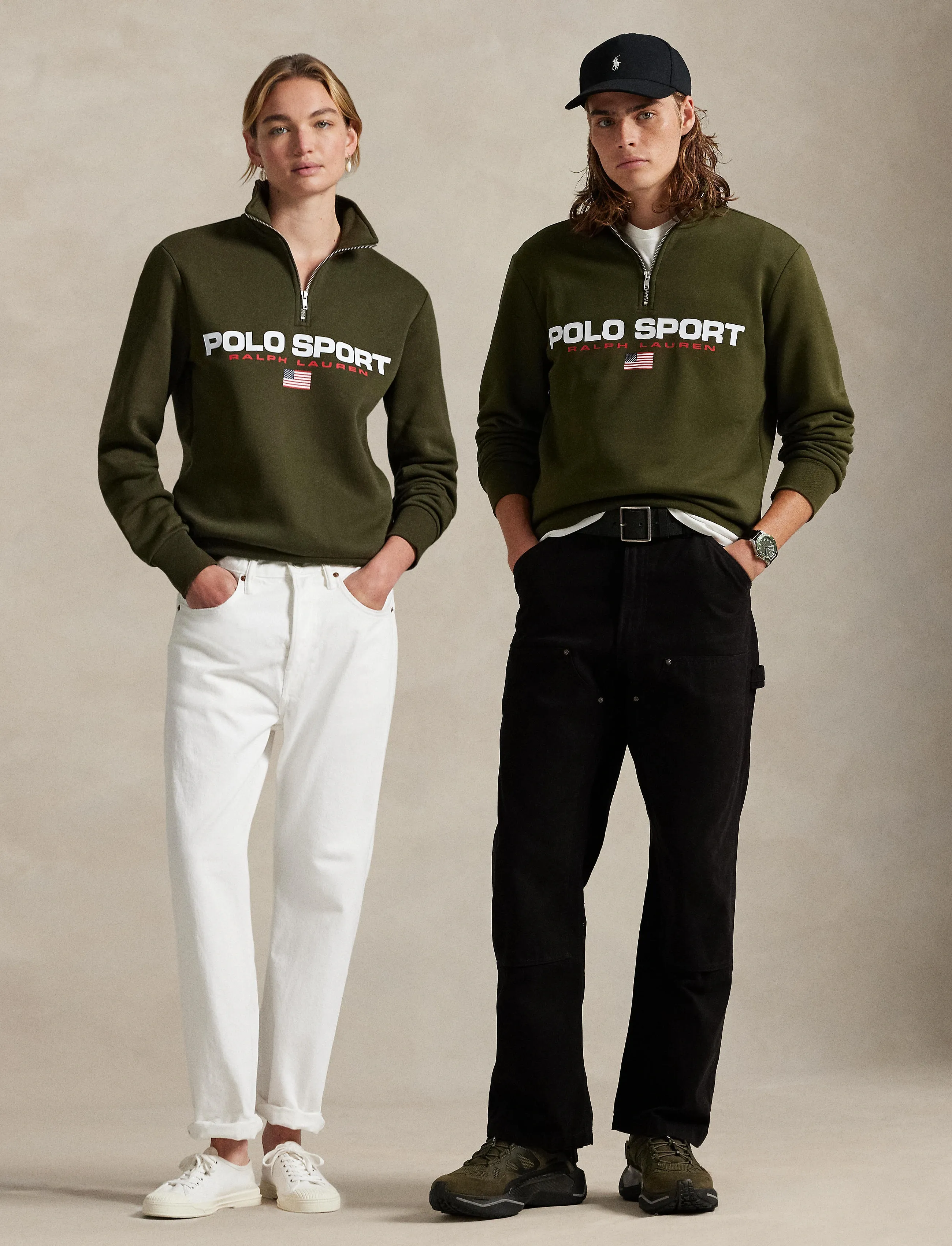 Polo Ralph Lauren - Polo Sport Fleece Sweatshirt - company olive - 3