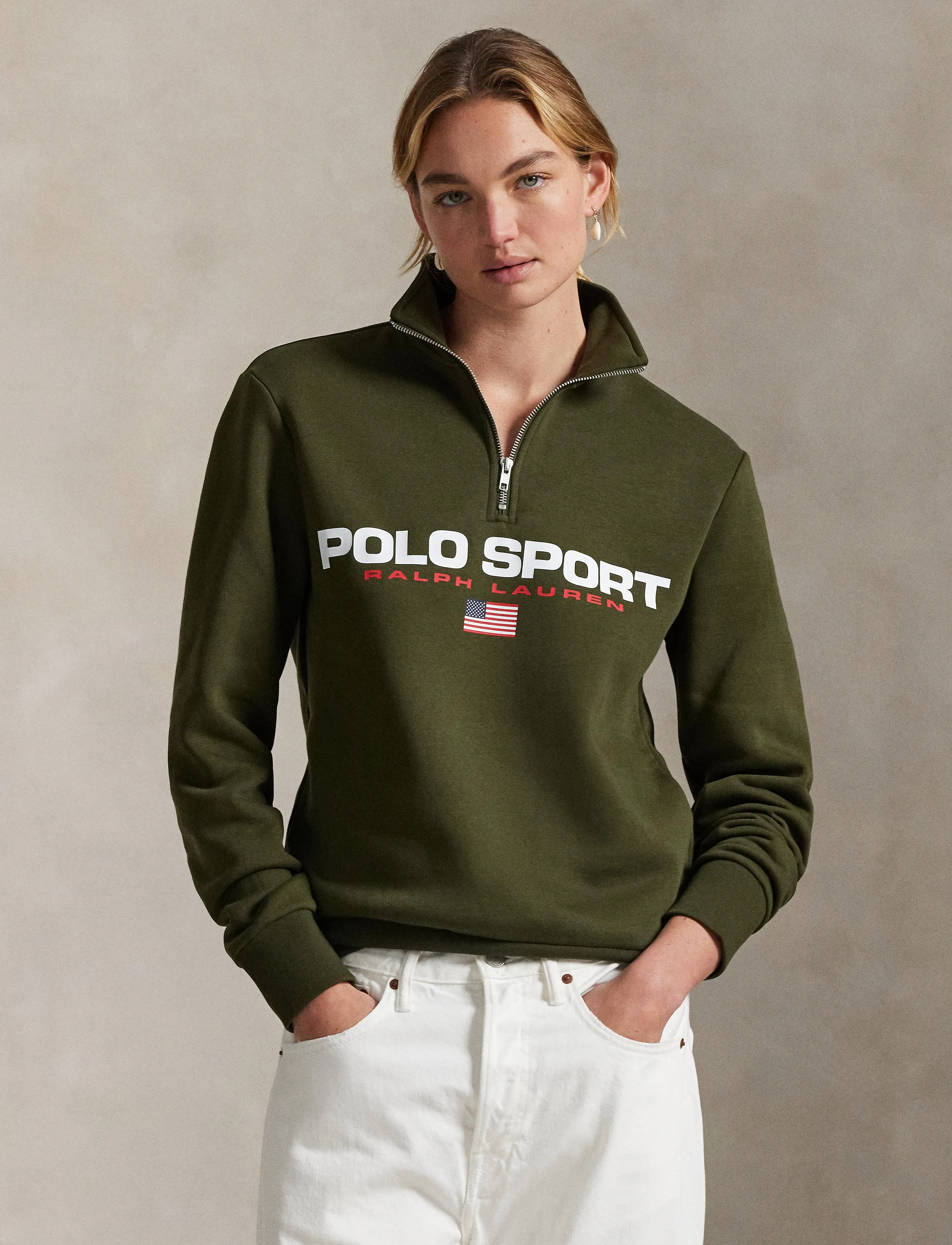 Polo Ralph Lauren - Polo Sport Fleece Sweatshirt - company olive - 4