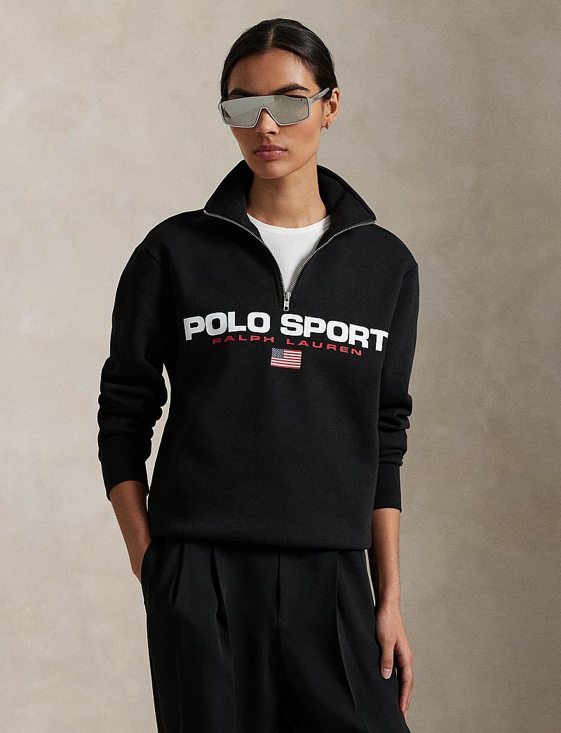 Polo Ralph Lauren - Polo Sport Fleece Sweatshirt - shoppa efter tillfälle - polo black/white - 4