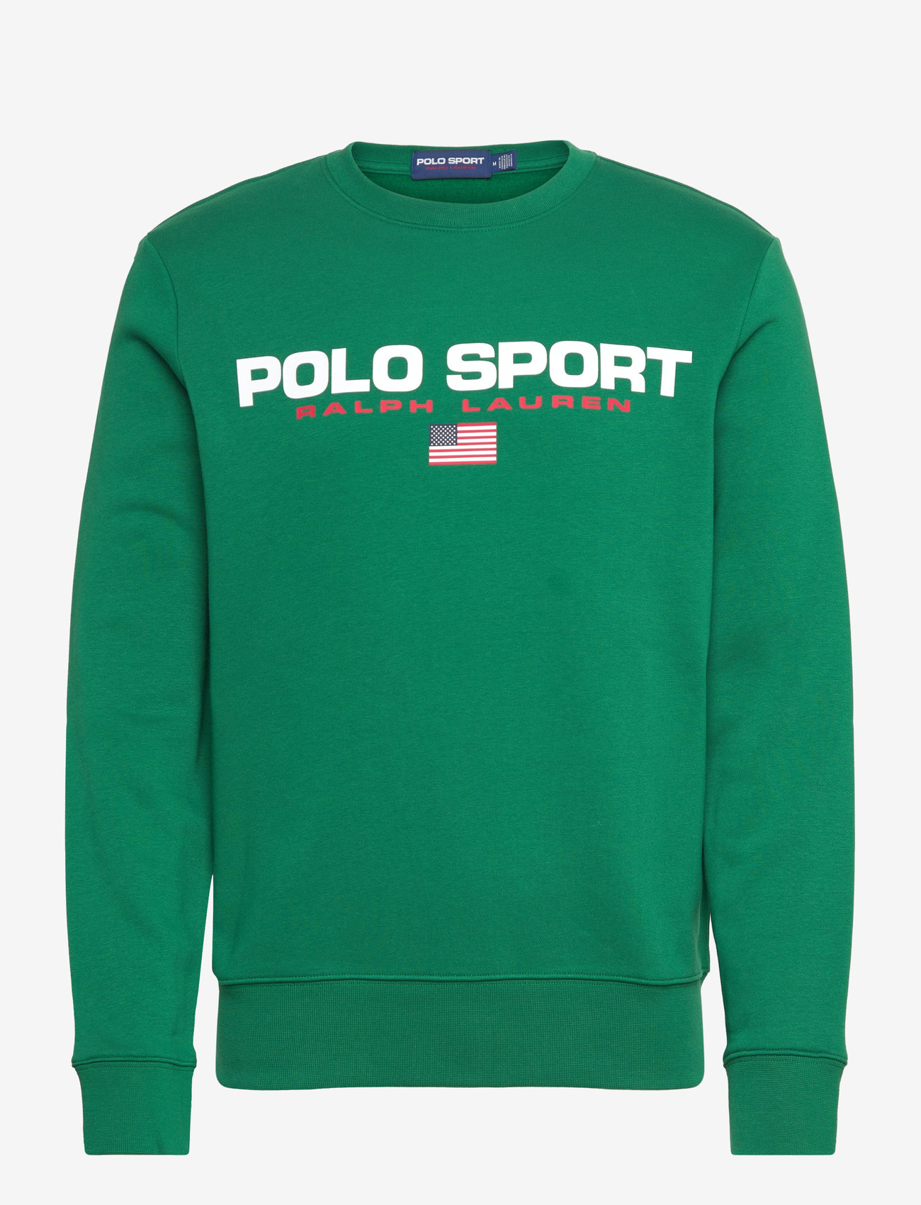 Polo Ralph Lauren - Polo Sport Fleece Sweatshirt - shoppa efter tillfälle - tennis green/whit - 0