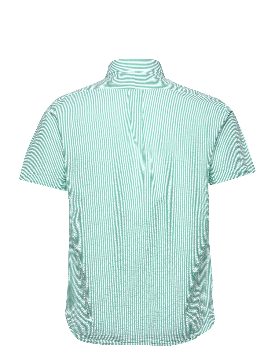 Polo Ralph Lauren - Custom Fit Striped Seersucker Shirt - 2604j keywest gre - 1