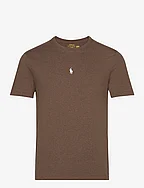 Custom Slim Fit Jersey Crewneck T-Shirt - CEDAR HEATHER