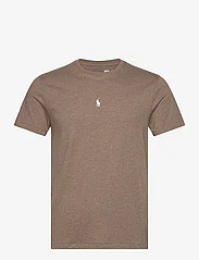 Polo Ralph Lauren - Custom Slim Fit Jersey Crewneck T-Shirt - korte mouwen - dk taupe heather - 0