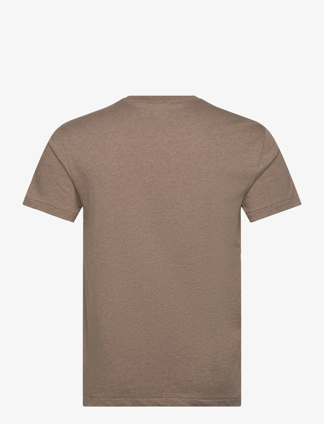 Polo Ralph Lauren - Custom Slim Fit Jersey Crewneck T-Shirt - korte mouwen - dk taupe heather - 1