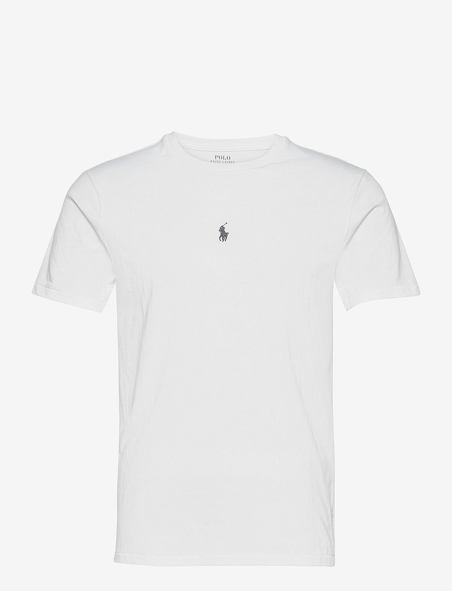 Polo Ralph Lauren - Custom Slim Fit Jersey Crewneck T-Shirt - white - 0