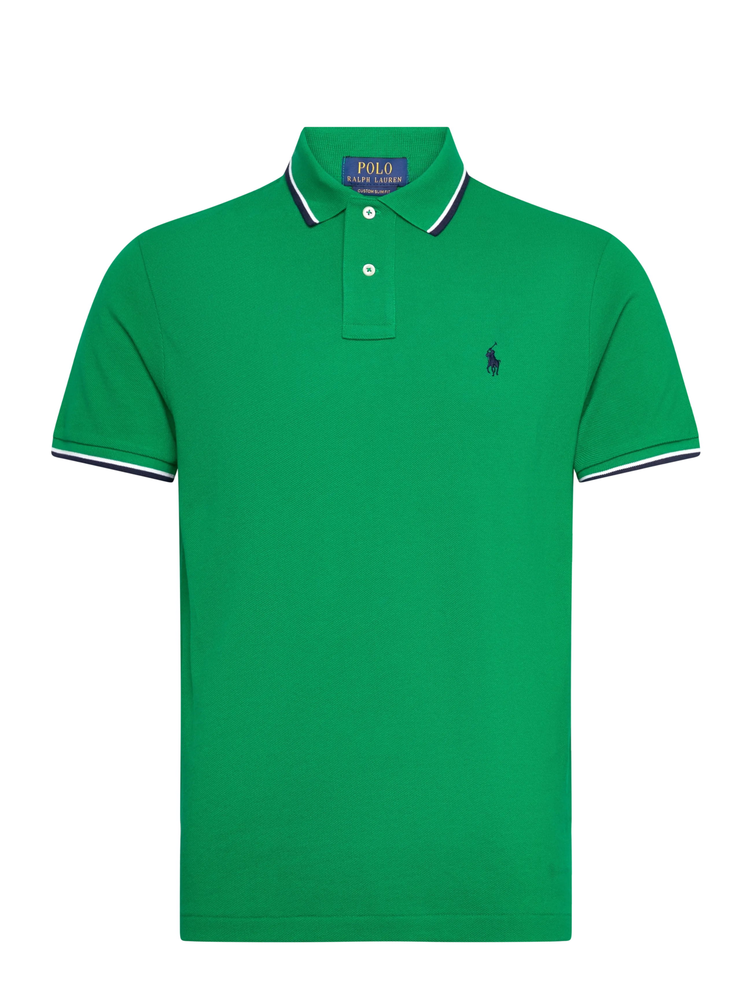 Polo Ralph Lauren Custom Slim Fit Mesh Polo Shirt - Pikéer - BILLIARD/C7927 / green